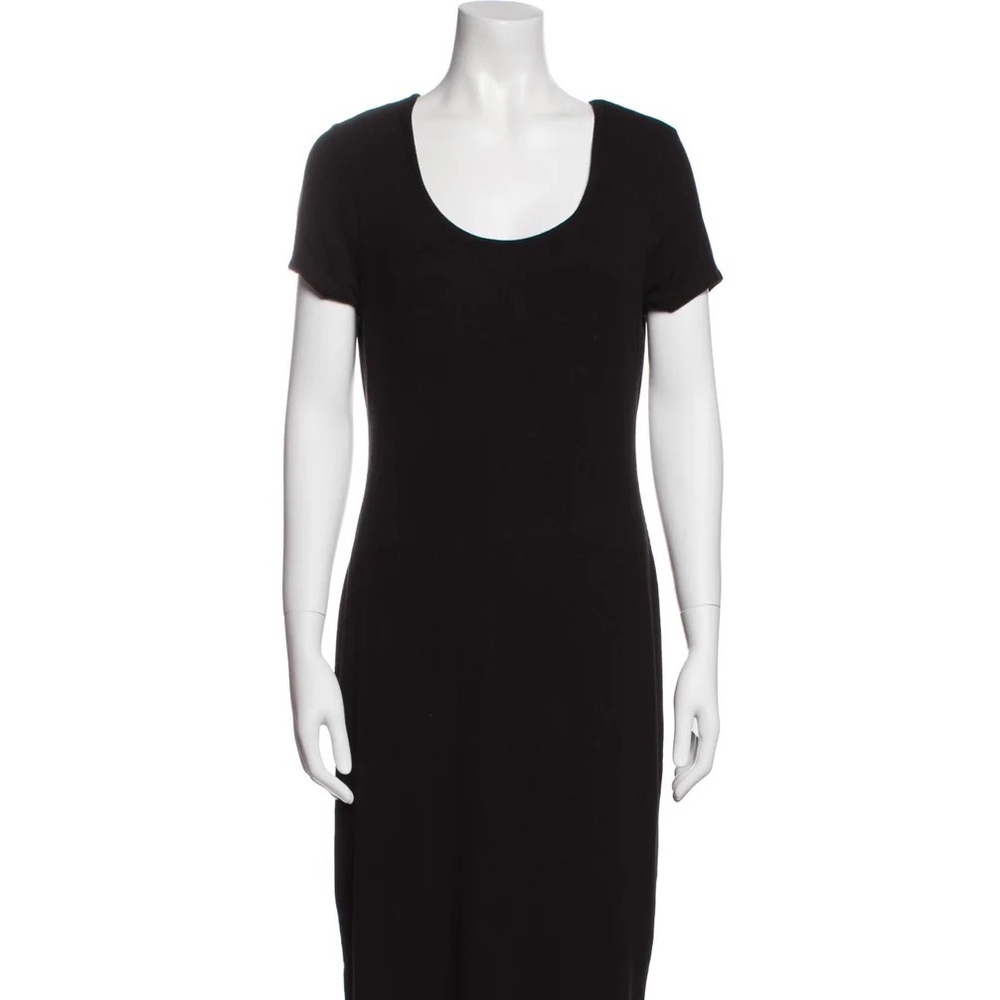 Rachel Zoe - Scoop Neck Ribbed Midi Length Dress